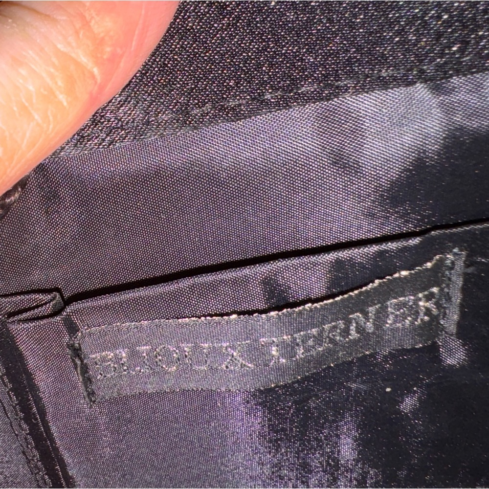 Bijoux Terner Black Clamshell Evening Bag - Picture 9 of 9